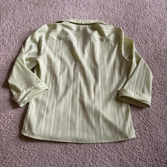 Neon green y2k button down shirt - Picture 6 of 7